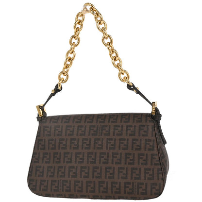 Fendi Brown PVC Zucchino Handbag