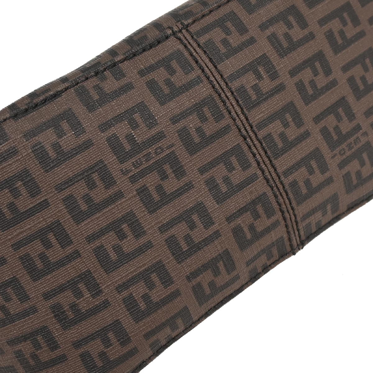 Fendi Brown PVC Zucchino Handbag