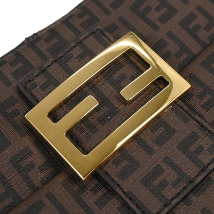Fendi Brown PVC Zucchino Handbag