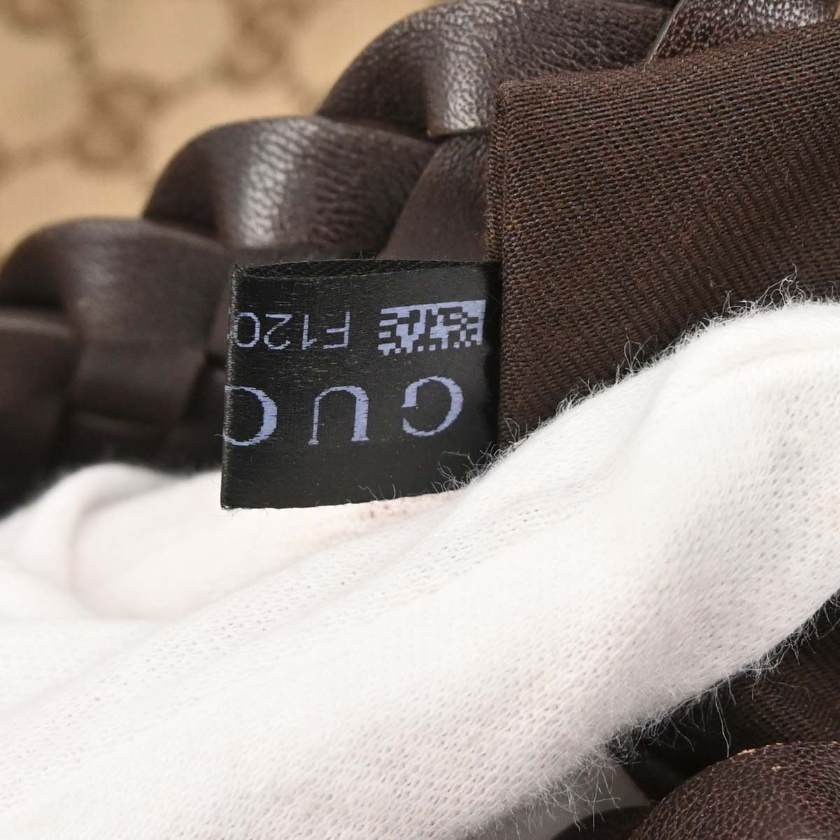 Gucci Beige Canvas GG Horsebit Handbag