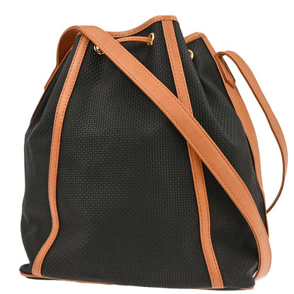 Yves Saint Laurent Black Canvas Shoulder Bag