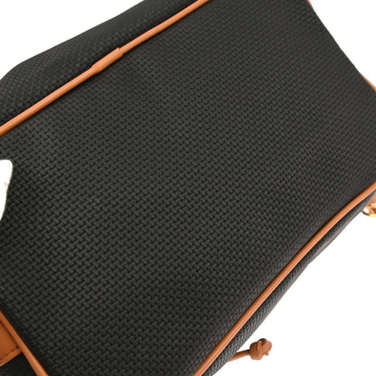 Yves Saint Laurent Black Canvas Shoulder Bag