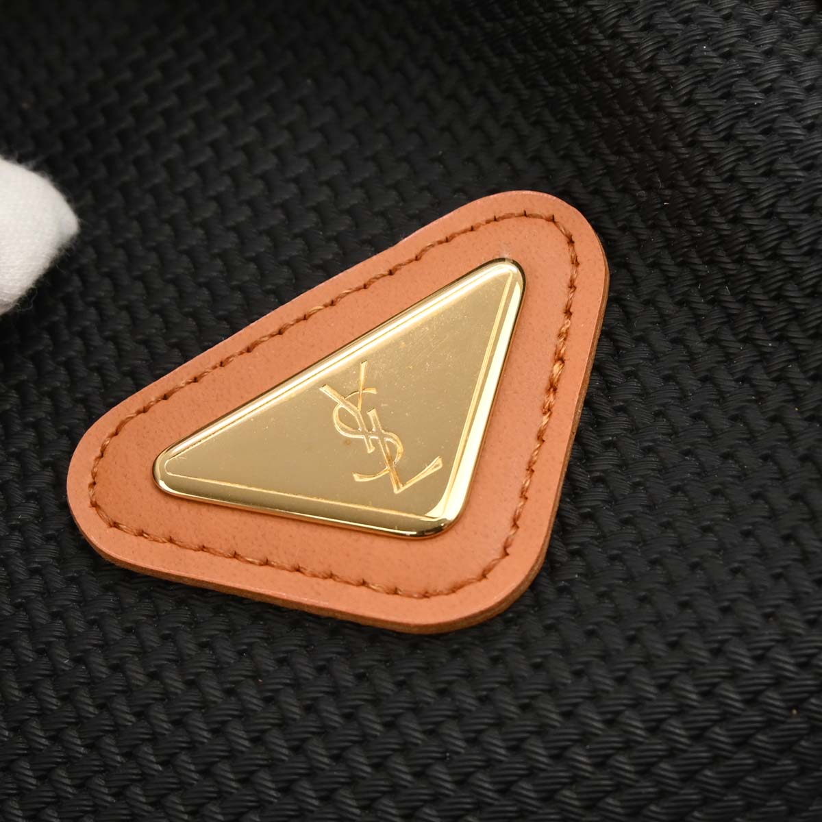 Yves Saint Laurent Black Canvas Shoulder Bag