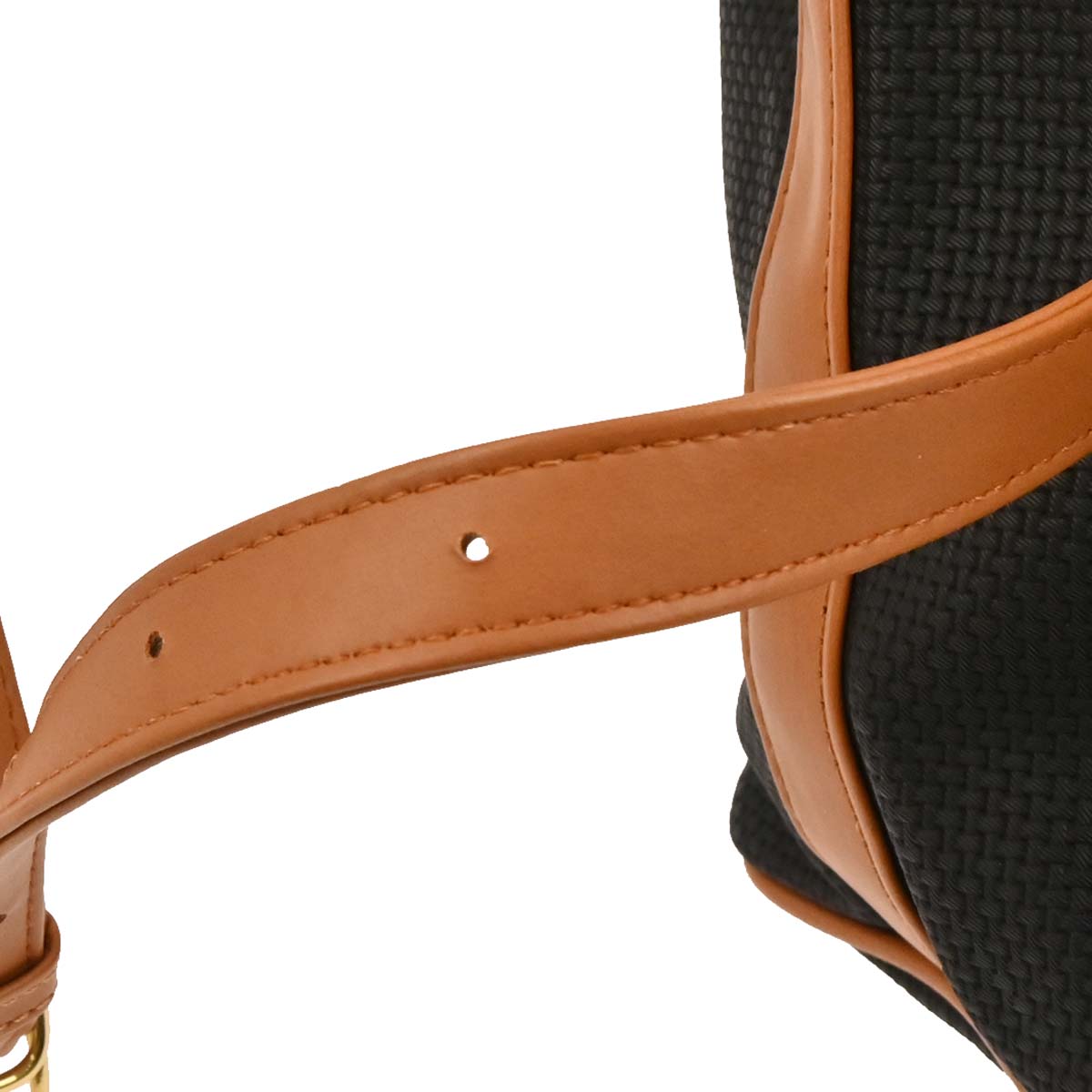 Yves Saint Laurent Black Canvas Shoulder Bag