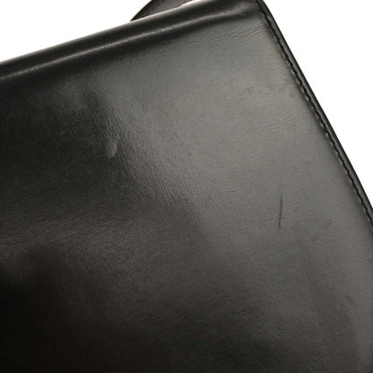 Gucci Black Leather Bamboo Shoulder Bag