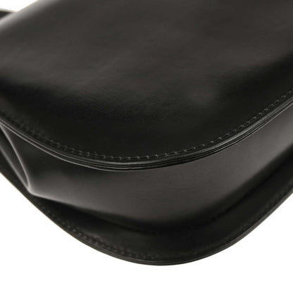 Gucci Black Leather Bamboo Shoulder Bag