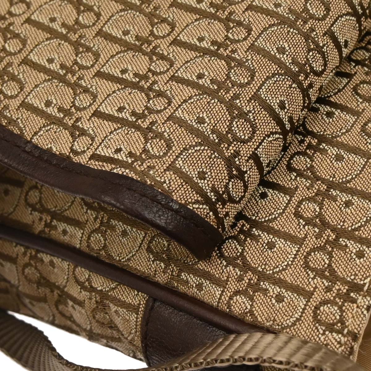 Christian Dior Beige Trotter Shoulder Bag