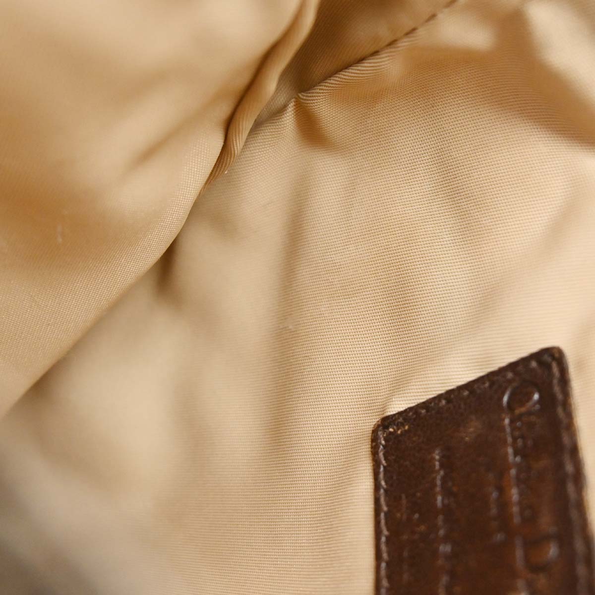 Christian Dior Beige Trotter Shoulder Bag