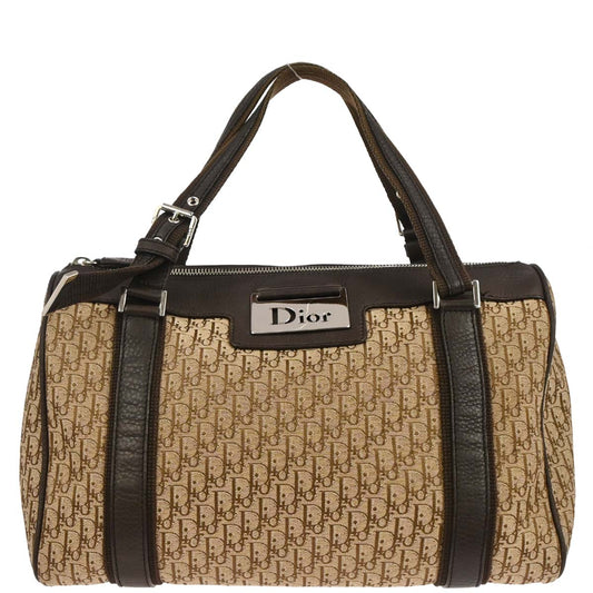 Christian Dior Brown Beige Street Chic Trotter Handbag