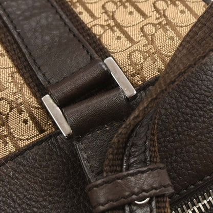 Christian Dior Brown Beige Street Chic Trotter Handbag