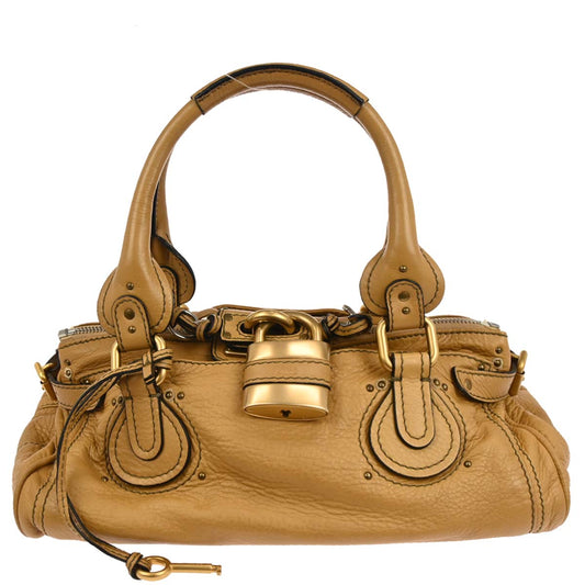 Chloe Light Brown Paddington Medium Handbag