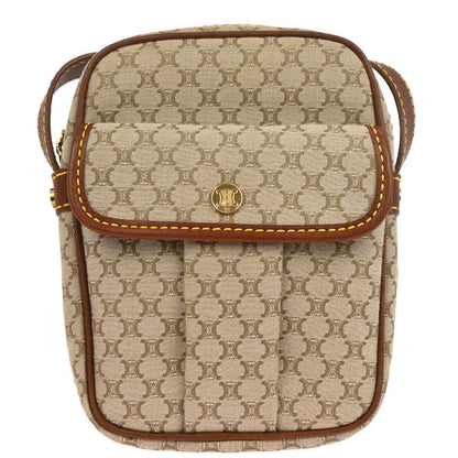 Celine * Beige Macadam Shoulder Bag