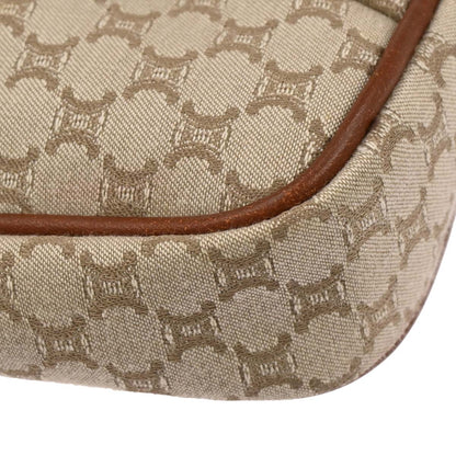 Celine * Beige Macadam Shoulder Bag