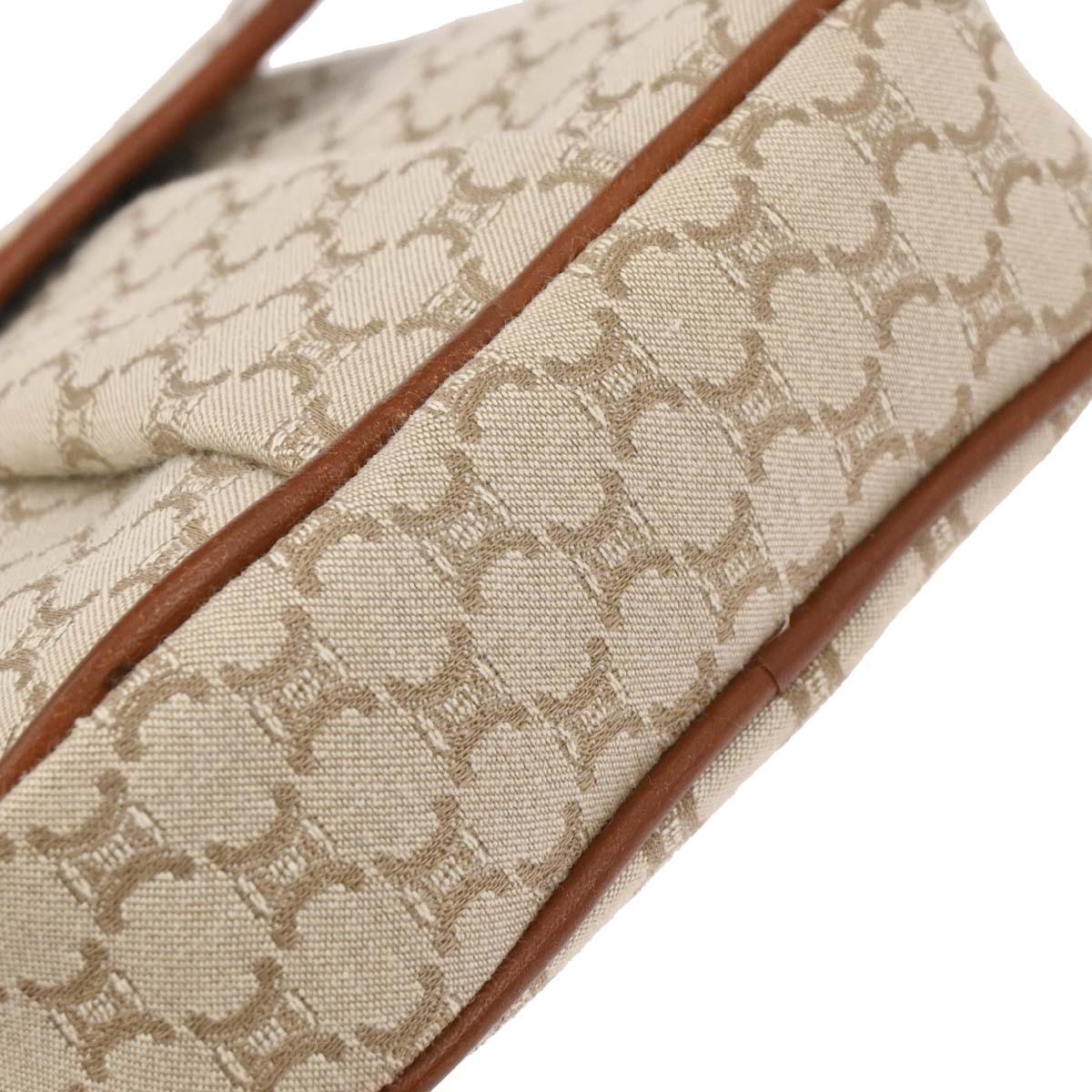 Celine * Beige Macadam Shoulder Bag