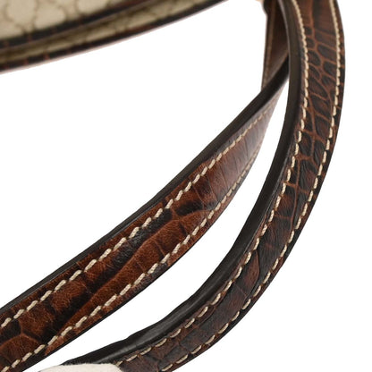 Celine * Beige Canvas Macadam Handbag