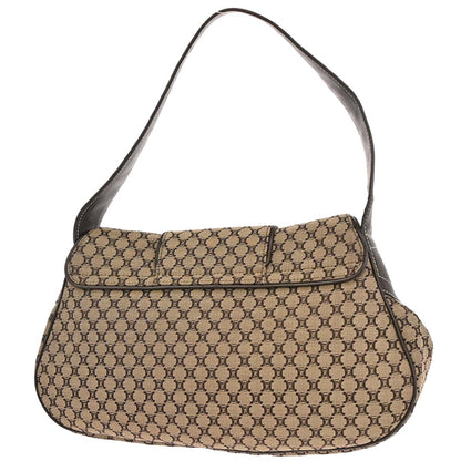 Celine Brown Canvas Macadam Handbag
