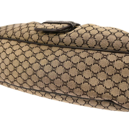 Celine Brown Canvas Macadam Handbag