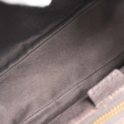 Celine Brown Canvas Macadam Handbag