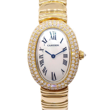 Dubai POPUP Cartier Baignoire Ref.1950 Quartz Watch 18KYG Diamond