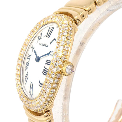 Dubai POPUP Cartier Baignoire Ref.1950 Quartz Watch 18KYG Diamond