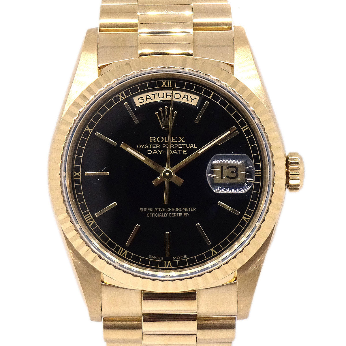 Rolex Oyster Perpetual Day-Date 36mm Ref.18238 Watch 18KYG