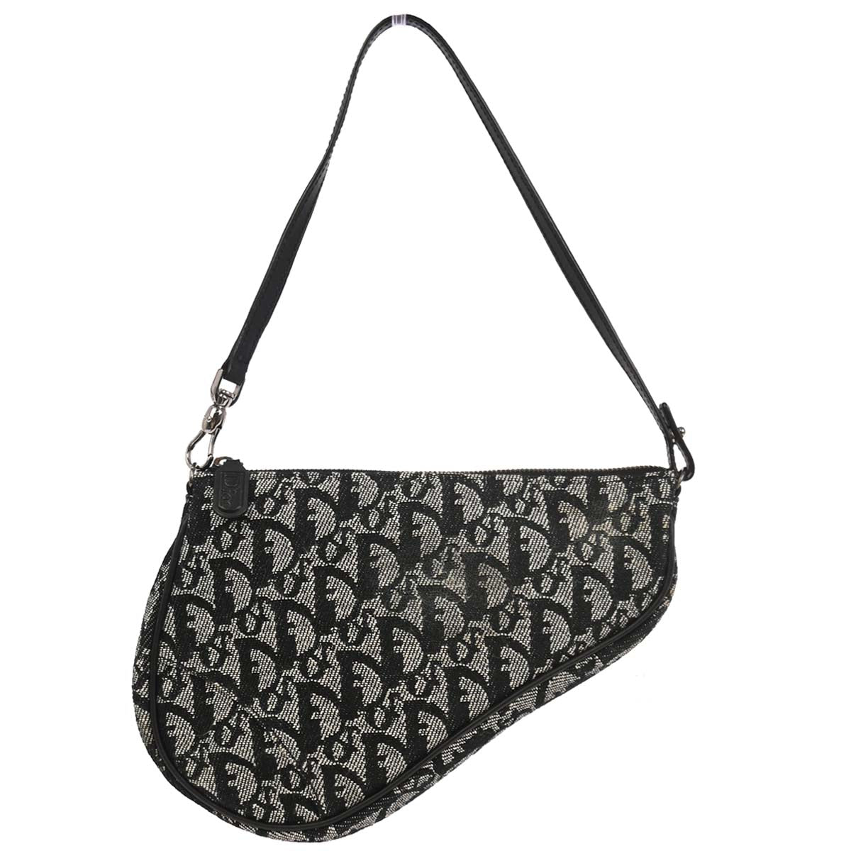 Christian Dior Black Trotter Saddle Handbag