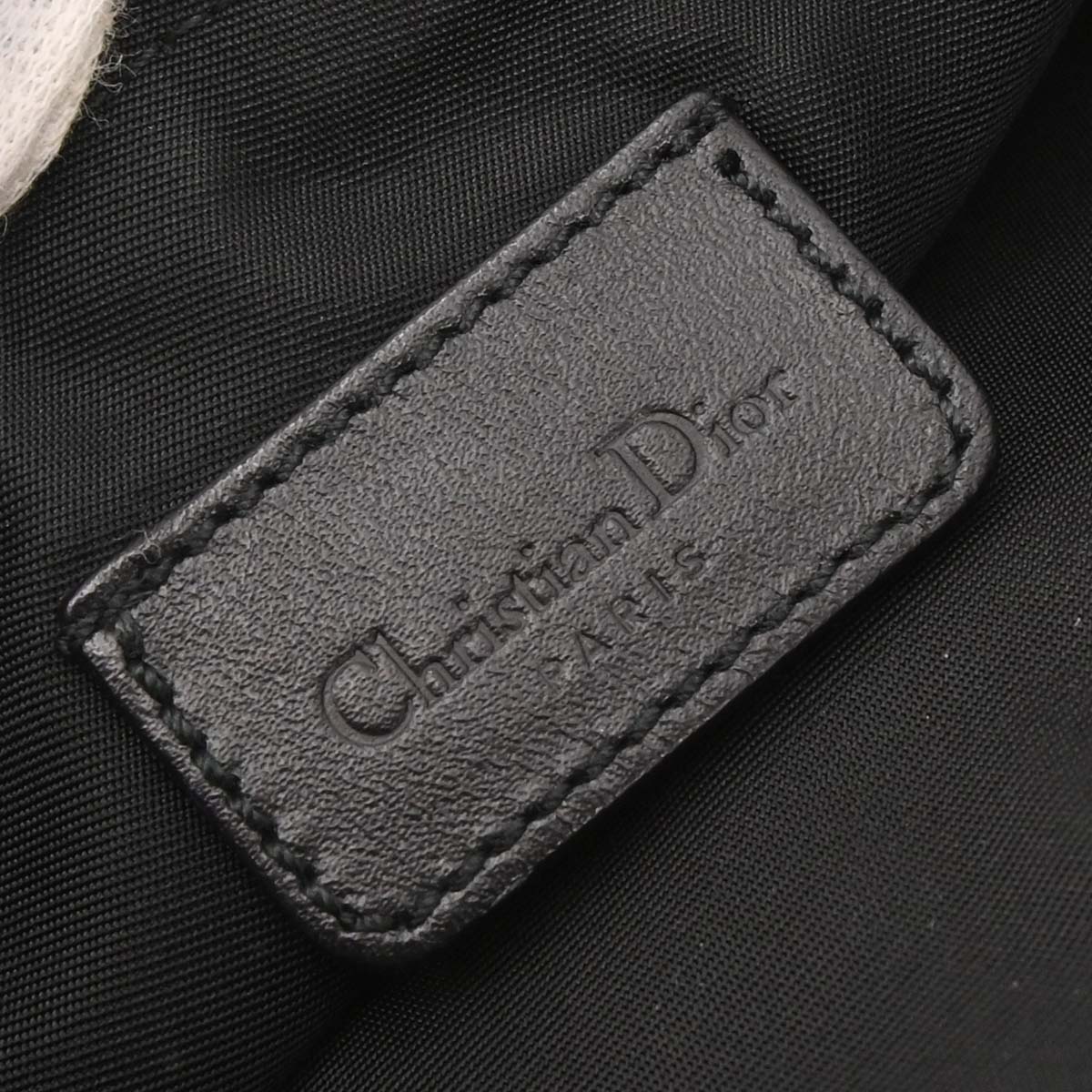 Christian Dior Black Trotter Saddle Handbag