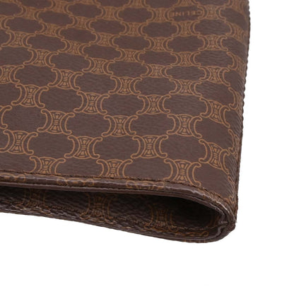 Celine * Brown Macadam Tote Handbag