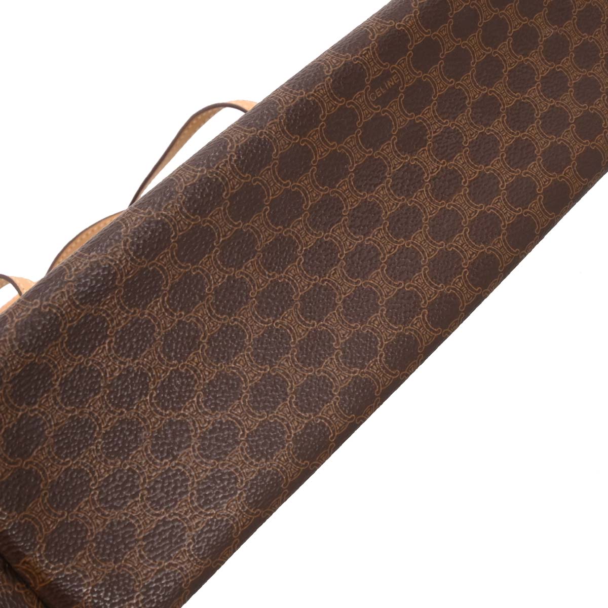 Celine * Brown Macadam Tote Handbag