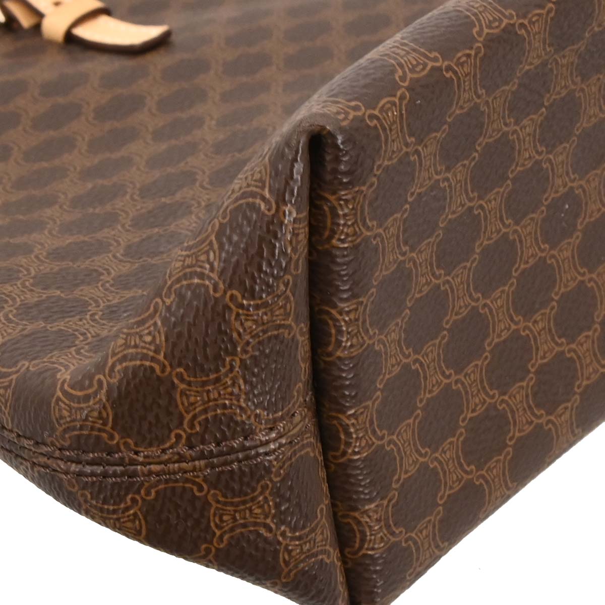 Celine * Brown Macadam Tote Handbag