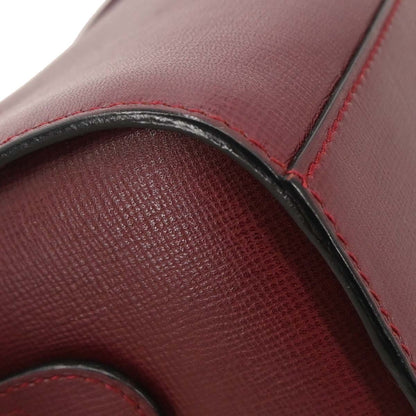Cartier Bordeaux Leather 2way Shoulder Handbag