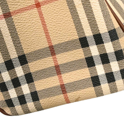 Burberry Beige Brown House Check Duffle Handbag