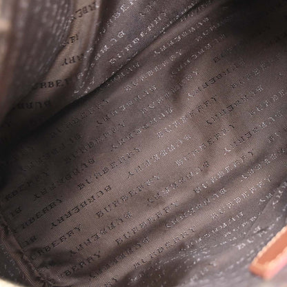 Burberry Beige Brown House Check Duffle Handbag