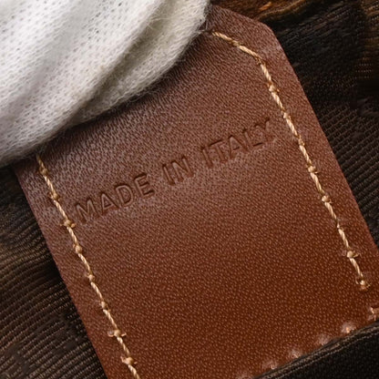 Burberry Beige Brown House Check Duffle Handbag