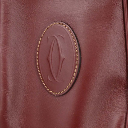 Cartier Bordeaux Leather Must de Cartier Shoulder Bag