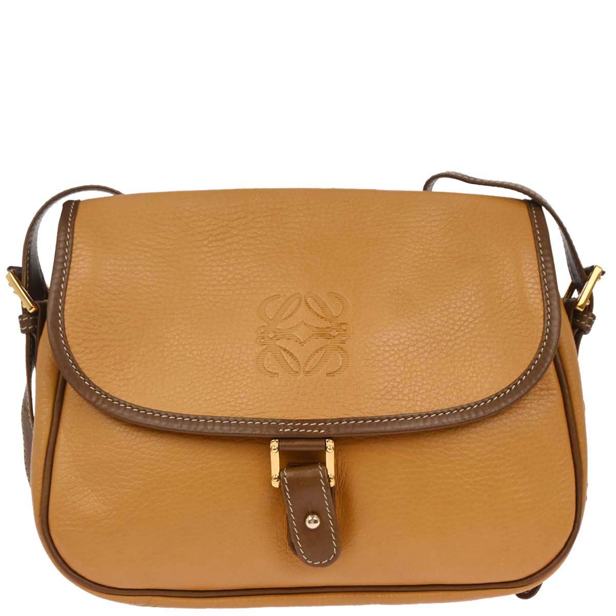 Loewe Brown Leather Shoulder Bag