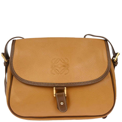 Loewe Brown Leather Shoulder Bag