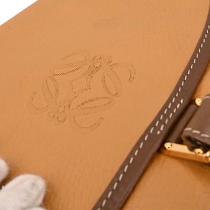 Loewe Brown Leather Shoulder Bag