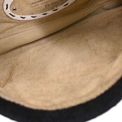 Fendi Black Wool Baguette Handbag