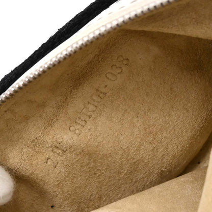 Fendi Black Wool Baguette Handbag