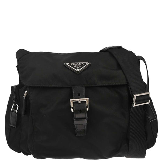 Prada Black Nylon Shoulder Bag