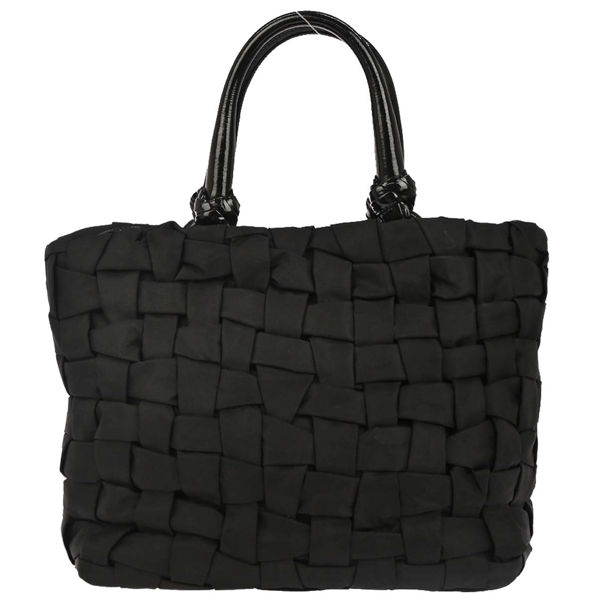 Prada Black Nylon Tote Handbag