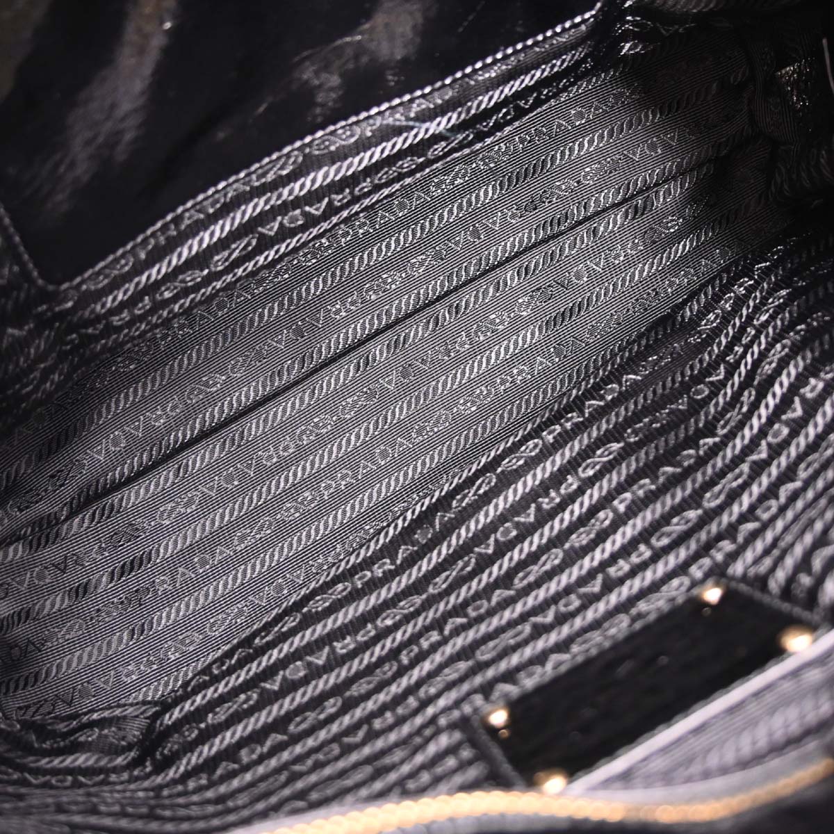 Prada Black Nylon Tote Handbag