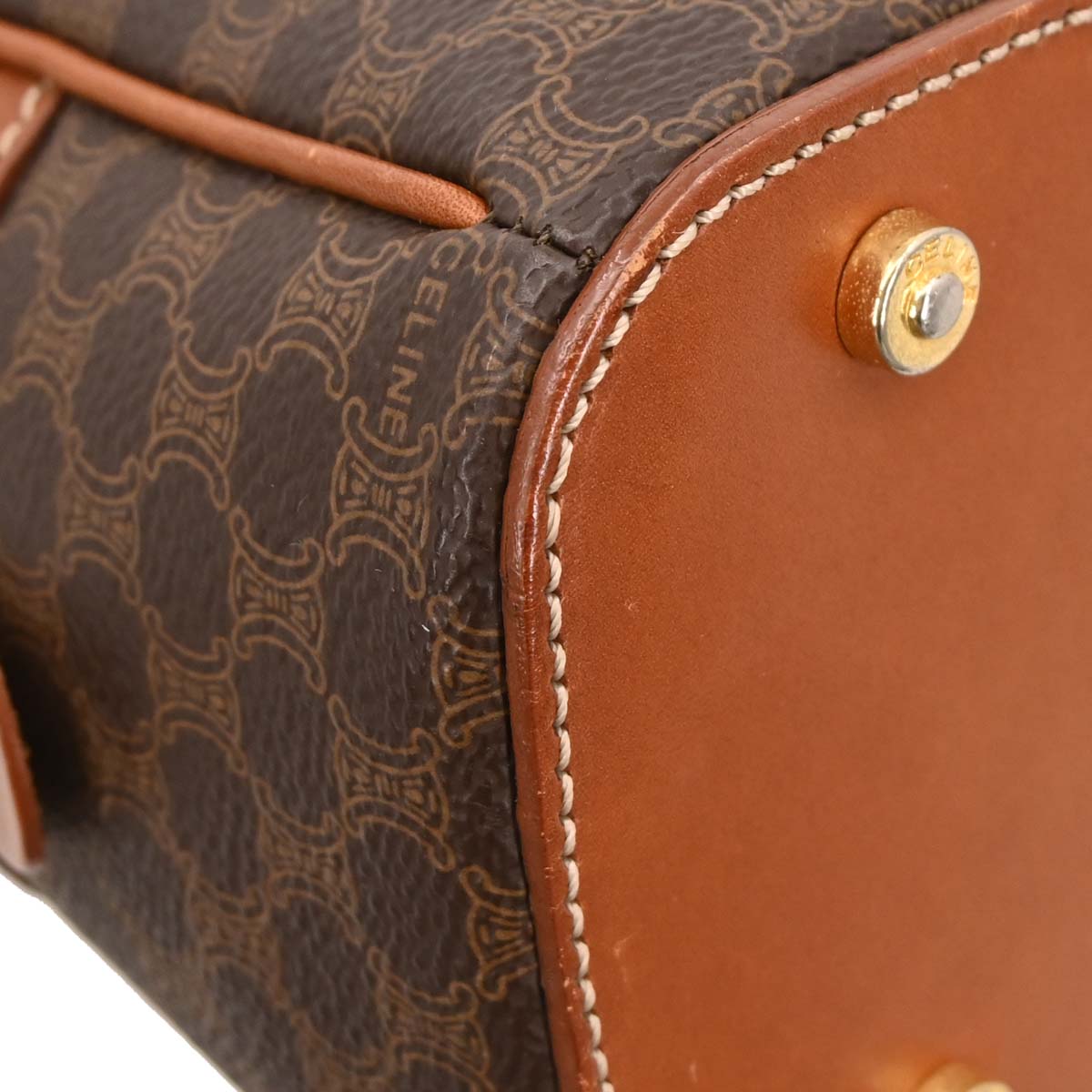 Celine Brown Macadam Handbag