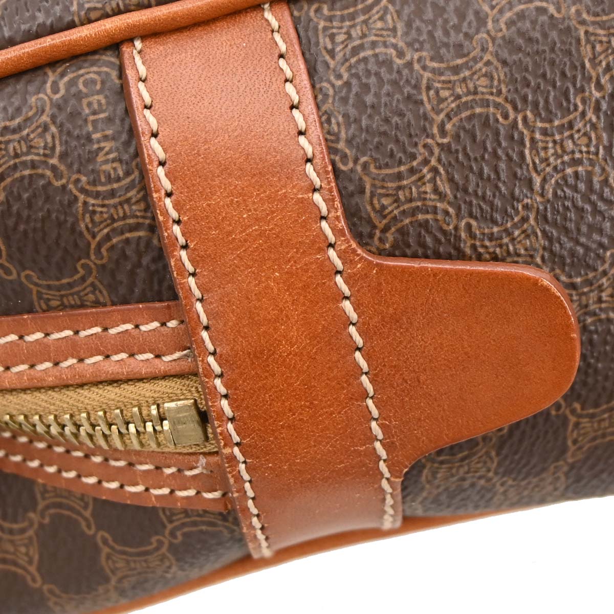 Celine Brown Macadam Handbag