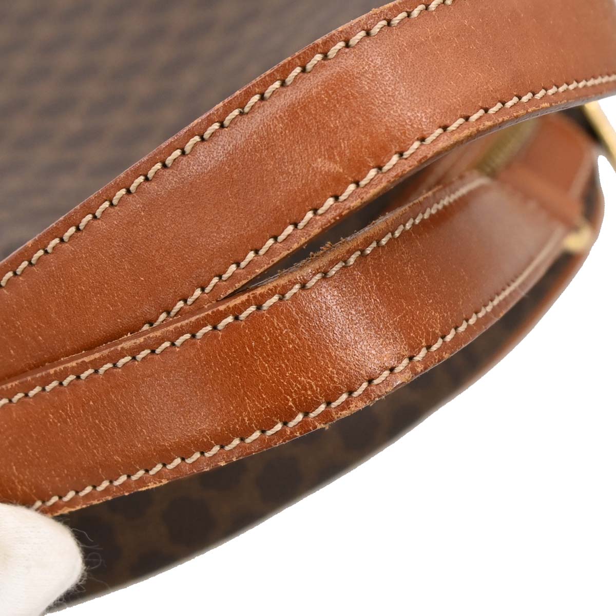 Celine Brown Macadam Handbag