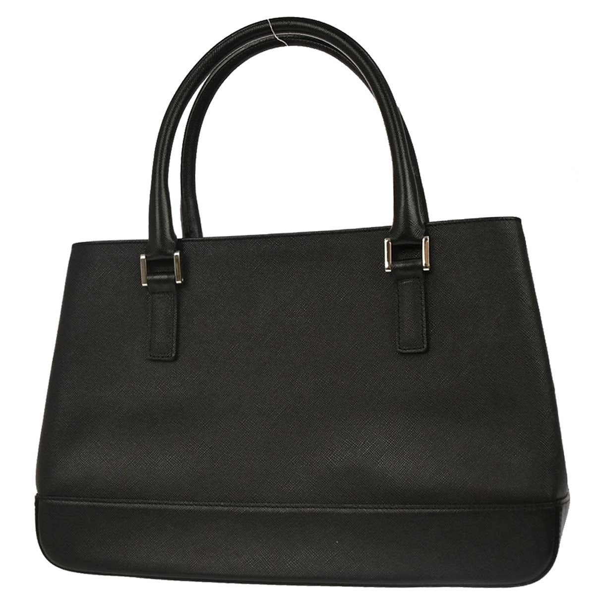 Burberry Black Leather Tote Handbag