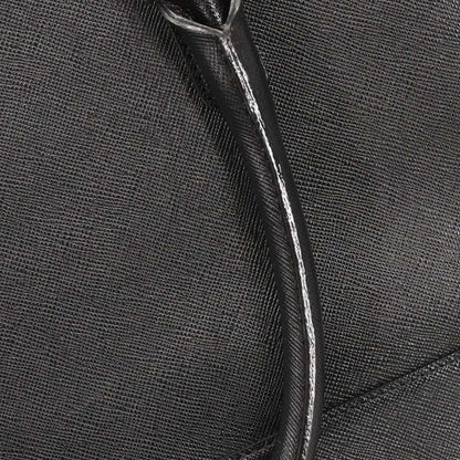 Burberry Black Leather Tote Handbag