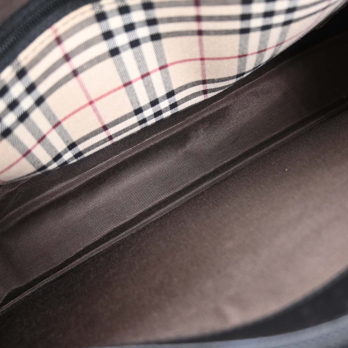 Burberry Black Leather Tote Handbag