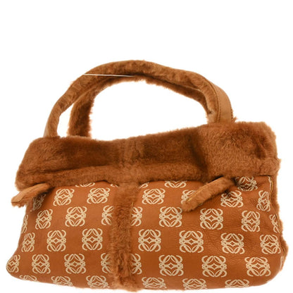 Loewe * Brown Mouton Fur Handbag